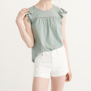 Abercrombie & Fitch Light Green Top